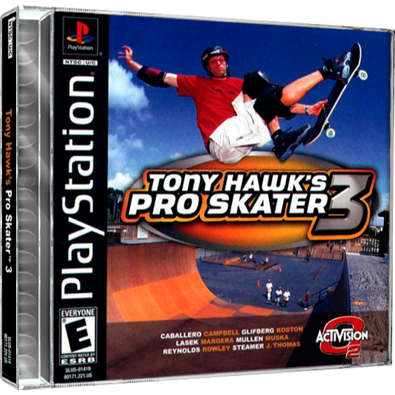Jogo Ps1 Tony Hawk's Pro Skater 3