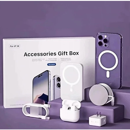 Carregador Rápido Turbo 20W para iPhone 15/14/13 + Cabo 2m Banco de Potência 5000mAh e Acessórios P2 em Oferta na Shopee