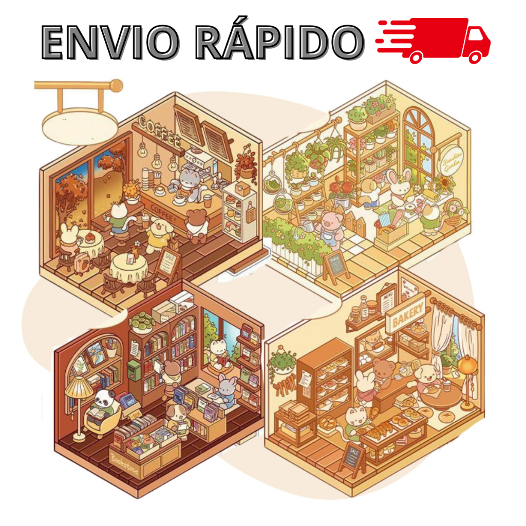 Kit de adesivos 3D miniatura antistress DIY estilo coreano presente de natal em Oferta na Shopee