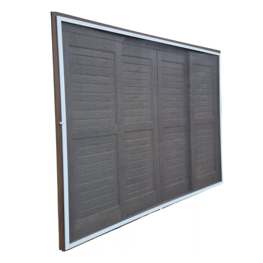 Tela  mosquiteiro para janela 160 x 110 Perfil de aluminio kit completo