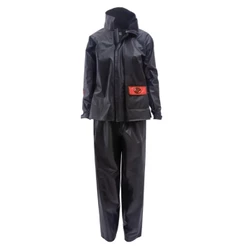 CAPA ROUPA CHUVA FEMININO MOTO MOTOQUEIRA MOTOCICLISTA PRETO ALBA EUROPA PVC