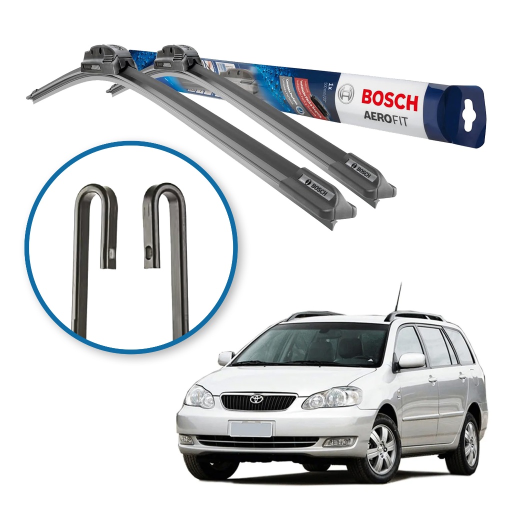 Palheta Limpador Parabrisa Original Bosch Toyota Corolla Fielder 2002 A 2008 em Oferta na Shopee
