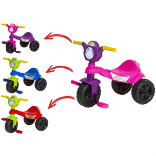 Triciclo Motoca Infantil - Kendy Kemotoca Menina Unicórnio em Oferta na Shopee