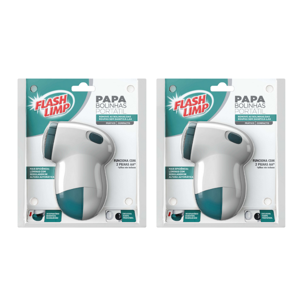 Tira Pelo Papa Bolinhas Portátil Elétrico Flash Limp 2 Unidades