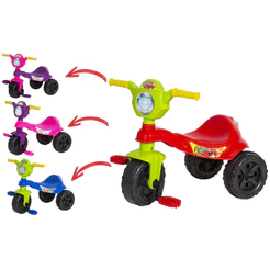Motoca Triciclo Menino E Menina Resistente Certific. Inmetro