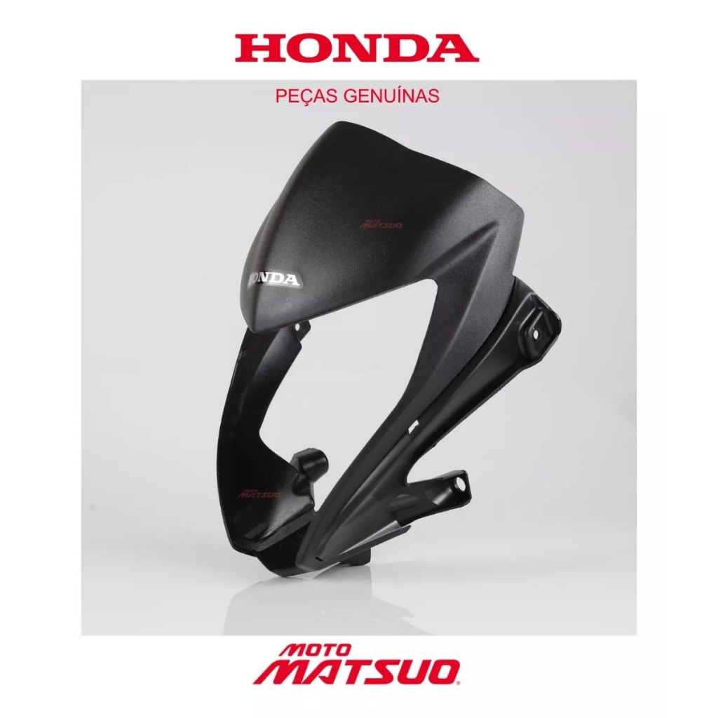Carenagem Farol Cb300 2011 A 2015 Com adesivo Prata Original Honda — imagem 2 de 2