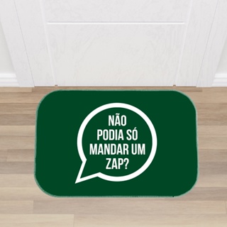 Tapete de Porta Decorativo Estampas Divertidas Antiderrapante - Direto de Fábrica - Envio Imediato!! em Oferta na Shopee