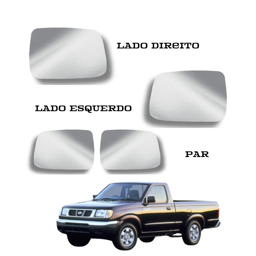 Lente Espelho Retrovisor FRONTIER  1998 a 2007