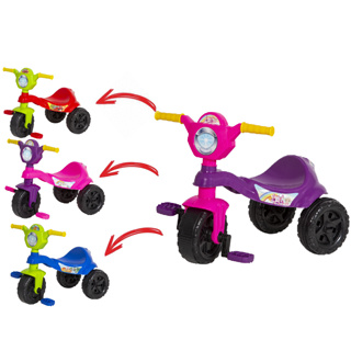 Triciclo Motoca Menina - Suporta 25kg C/pedal -cert. Inmetro em Oferta na Shopee