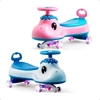 Carrinho Rolimã Super Car Passeio Infantil Com Led Suporta 100kg que Gira 360º Menino Meni...