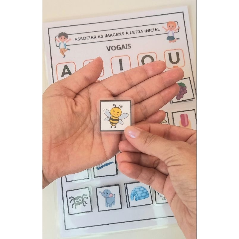 Vogal Inicial Jogo Pedagógico: Qual a VOGAL INICIAL?