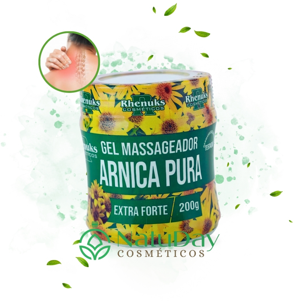 Gel Massageador Arnica Pura - 200g - Rhenuks (Extra-F0RTE)