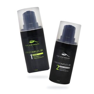 Tratamento Para Cílios Lash Complex 3D Kit Passo 1 e Paso 2 em Oferta na Shopee