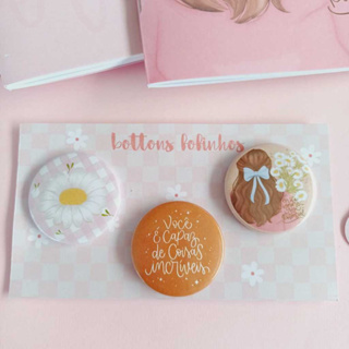 KIT DE BOTTONS FOFINHOS em Oferta na Shopee