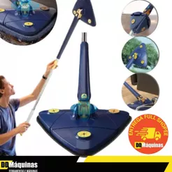 Rodo Mop Esfregão Triangular Lava e Seca FST023 - Fasterr