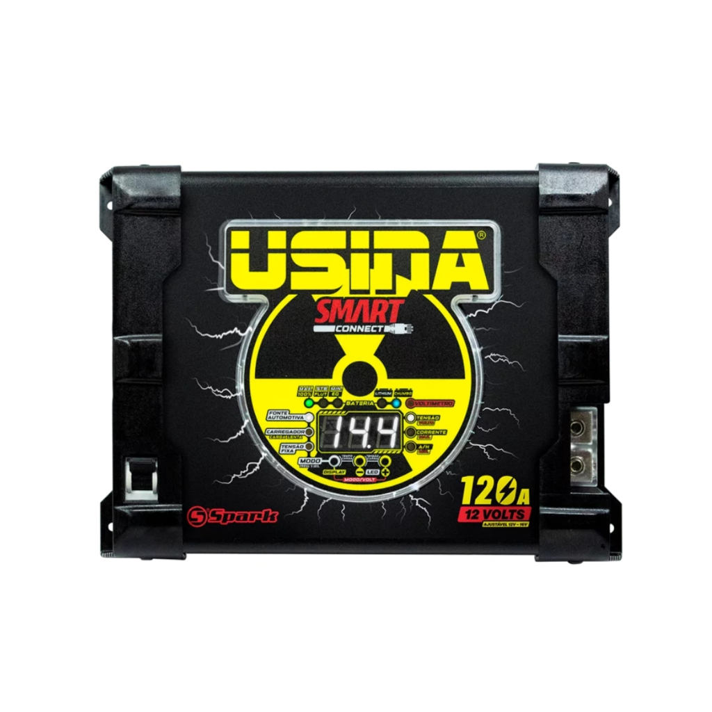 Imagem Fonte Carregador Usina Smart Connect 120a Bivolt Automático
