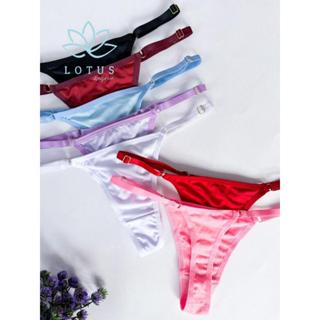 Kit 5 Calcinhas Fio Dental Microfibra Regulagem em Metal Não Marca na Roupa Conjunto Feminino Lingerie Moda Intima Promo em Oferta na Shopee