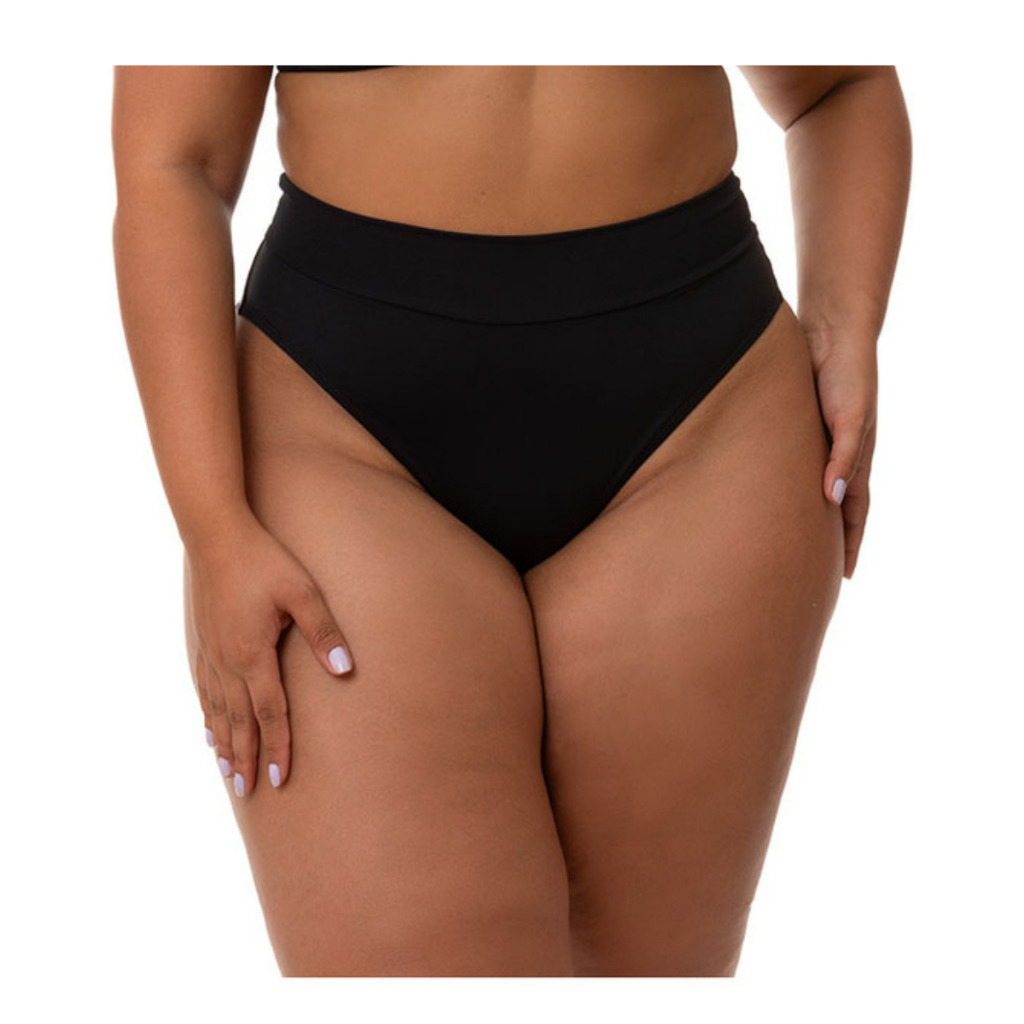 Calcinha Hot Pant Cintura Alta Biquíni Moda Praia Forrada Retro Feminino Promoção Plus Size em Oferta na Shopee