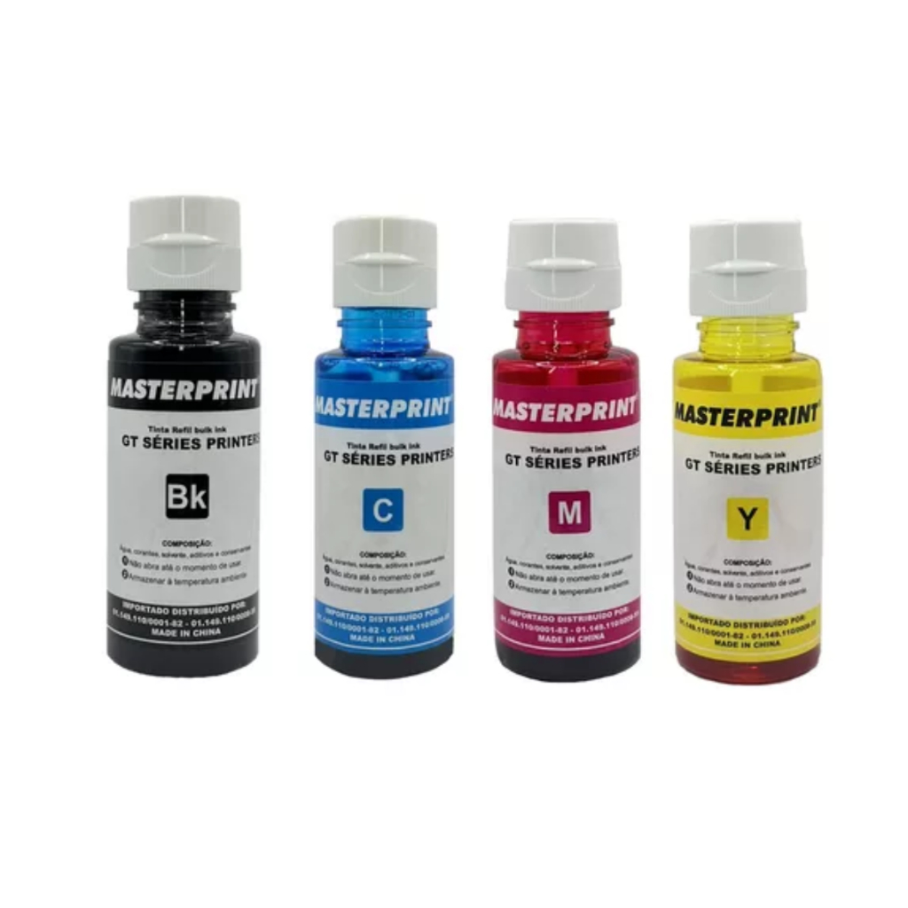 Refil Tintas Compatível Com Hp Ink Tank 410 416 515 Gt 5822 Masterprint