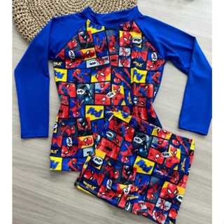 Conjunto Moda Praia Infantil Homem Aranha em Oferta na Shopee