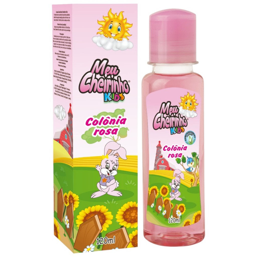 Colónia Infantil Meu Cheirinho Rosa 120ml Kids Deo Perfume em Oferta na Shopee