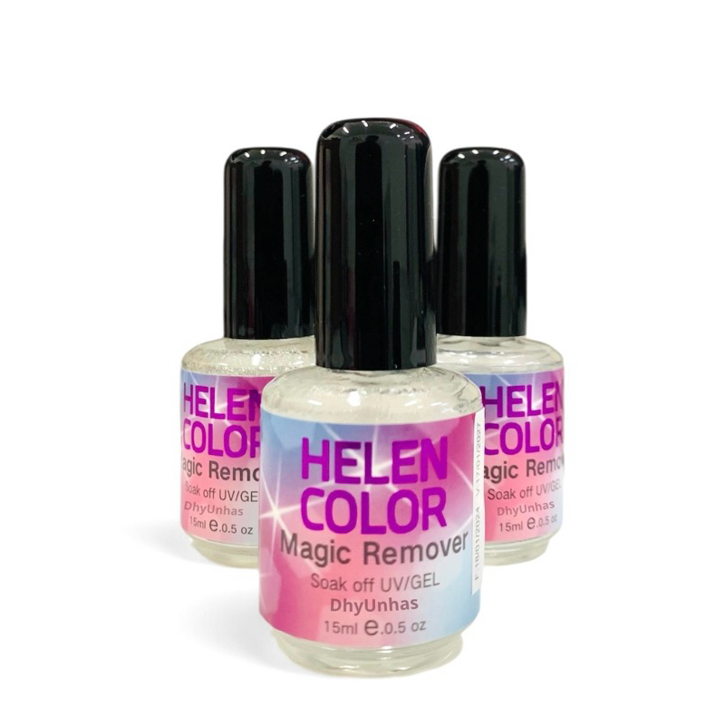 Helen Color Magic Remover Soak Off Uv/gel 15ml Removedor