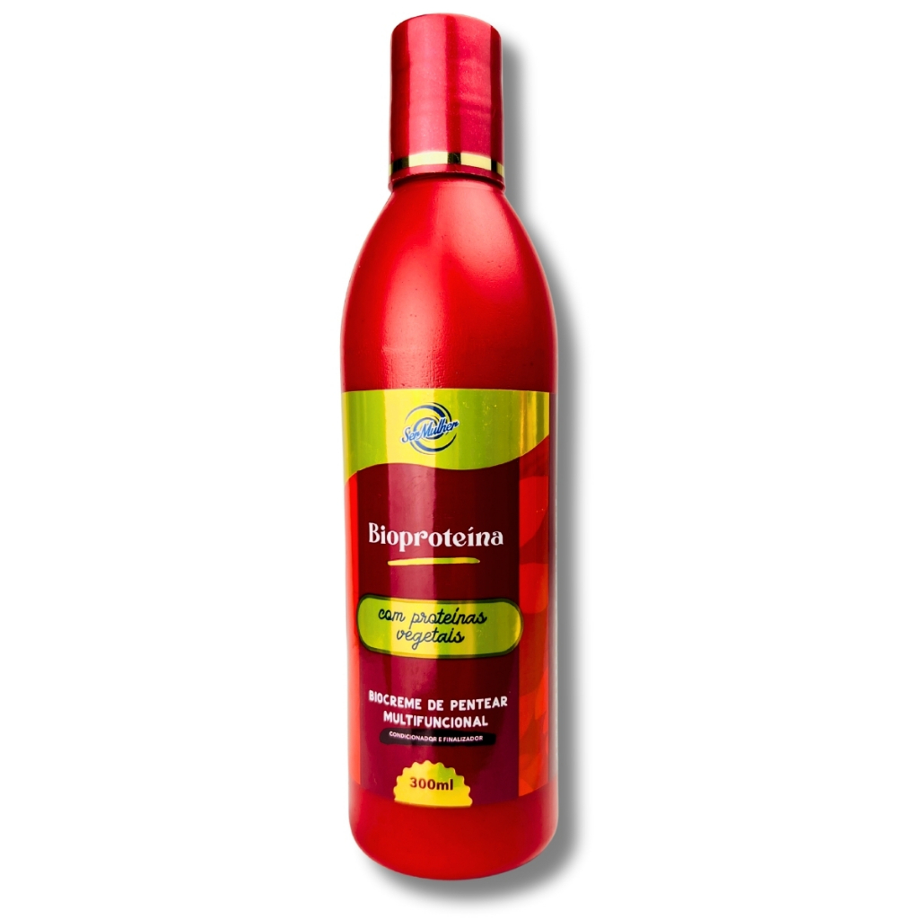 Creme Pentear Condicionador Para Bio Fibra Orgânica Biocreme Ser Mulher 300ml