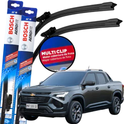 Par Palheta Limpador Parabrisa Original Bosch Multiclip Chevrolet Montana 2023 à 2026