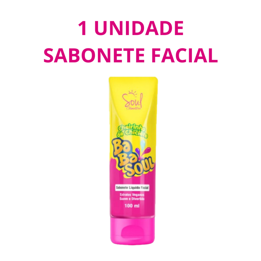 Sabonete Líquido Facial Soul Derm / Babasoul 100ml Soul Cosméticos Limpeza Facial