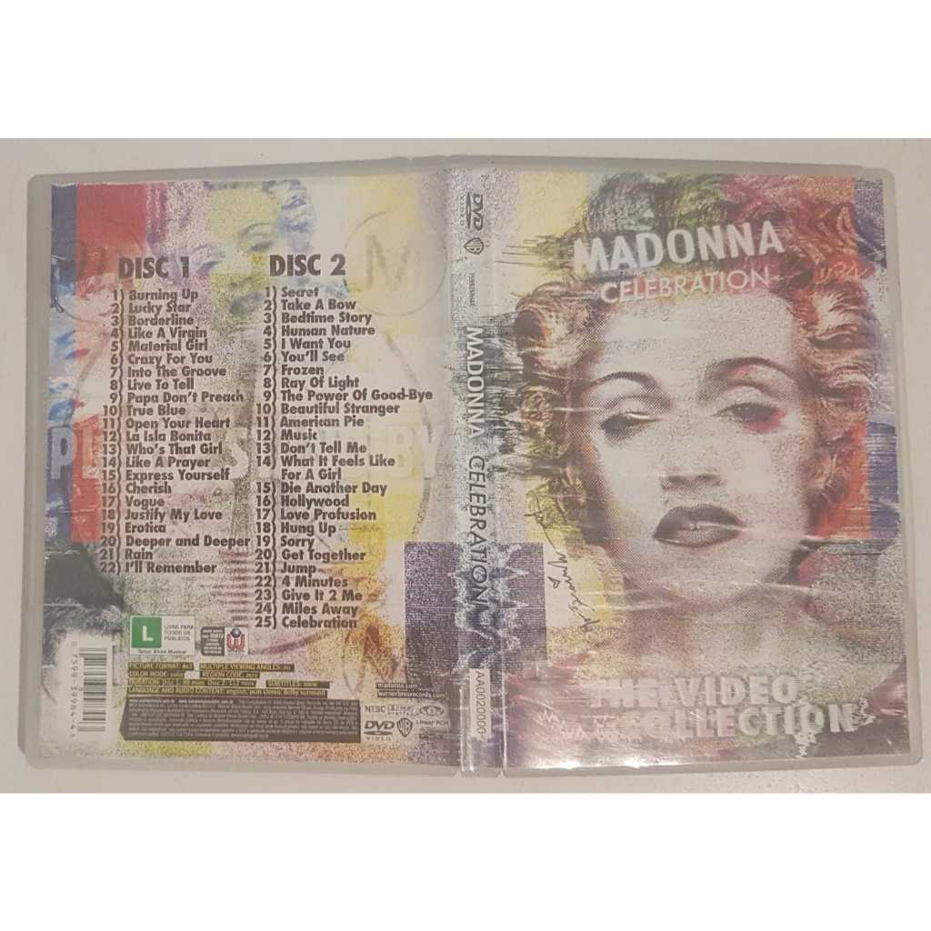 DVD Madonna Celebration The Video Collection (2 DVD)