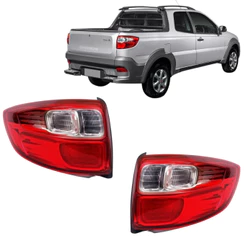 Par Lanterna Traseira Fiat Strada 2014 2015 2016 2017 2018 2019