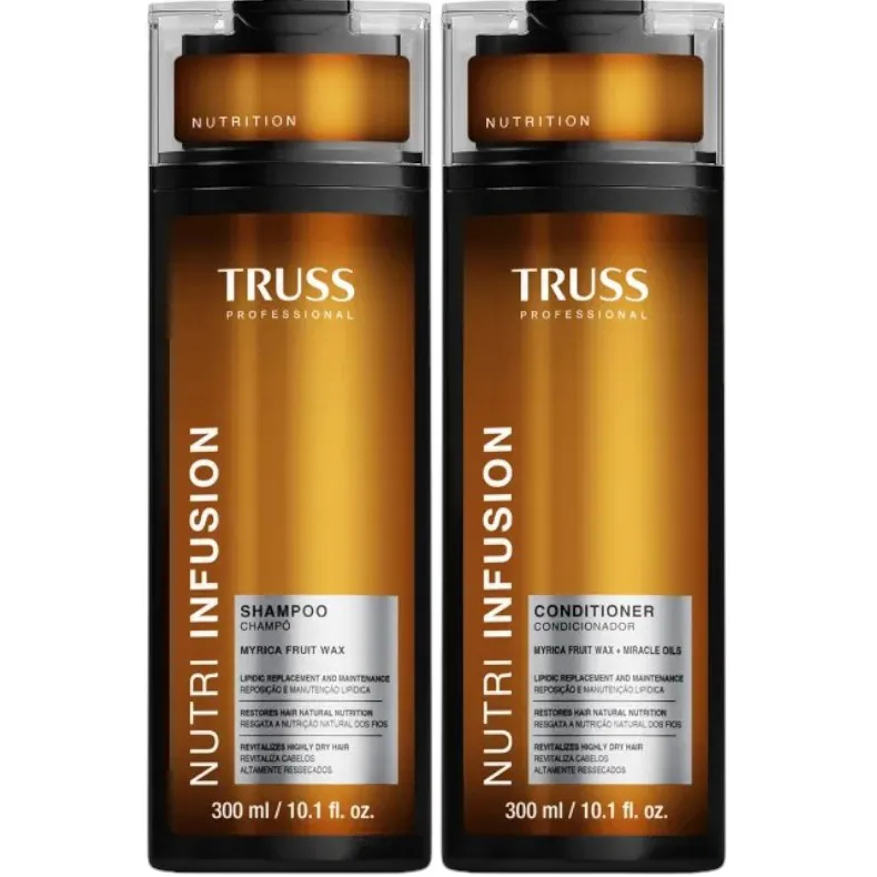 Kit Shampoo e Condicionador Truss Nutri Infusion Nutrição e Elasticidade 300ml