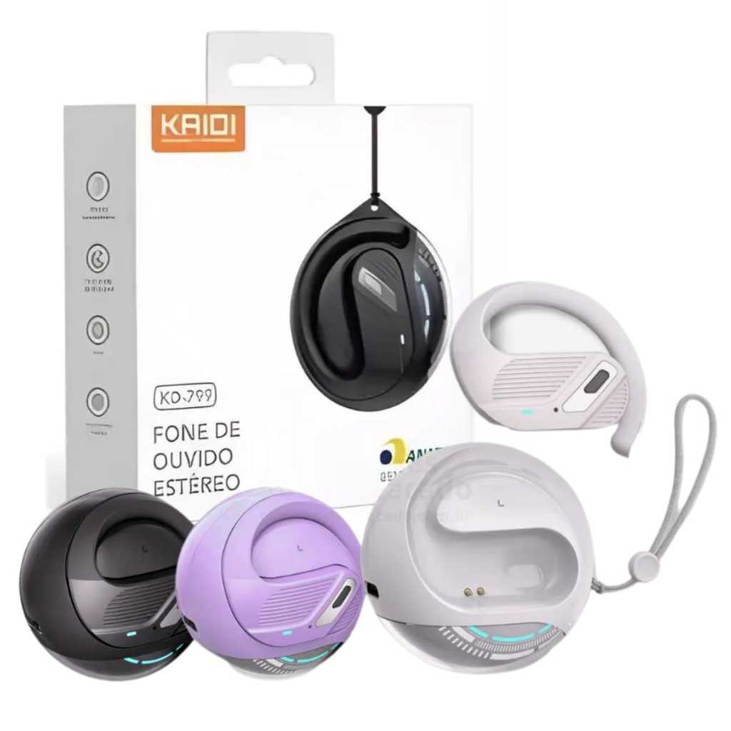FONE DE OUVIDO SEM FIO BLUETOOTH V5.3 ACADEMIA CONFORTÁVEL CORRIDA CONDUÇÃO ÓSSEA CORES em Oferta na Shopee