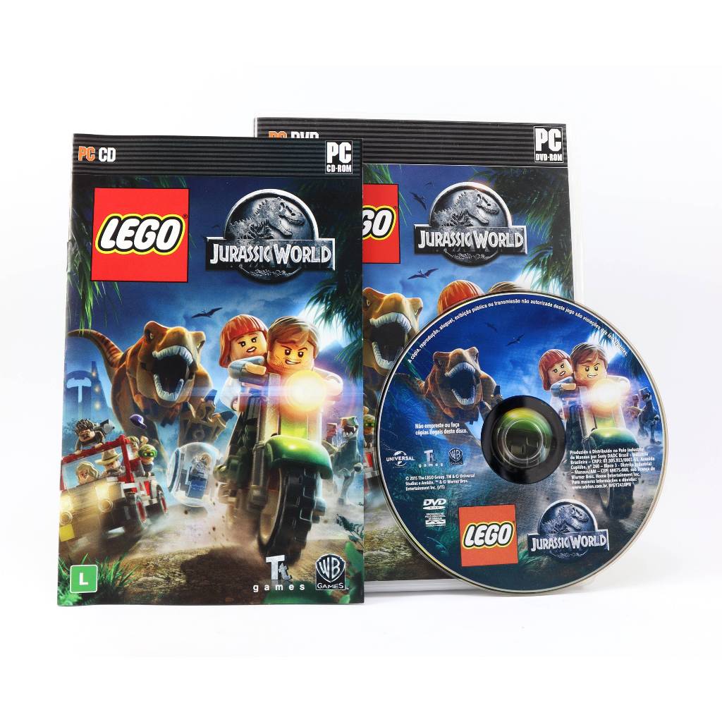 DVD Jogo Lego Jurassic World / Jogo PC DVD-ROM Original