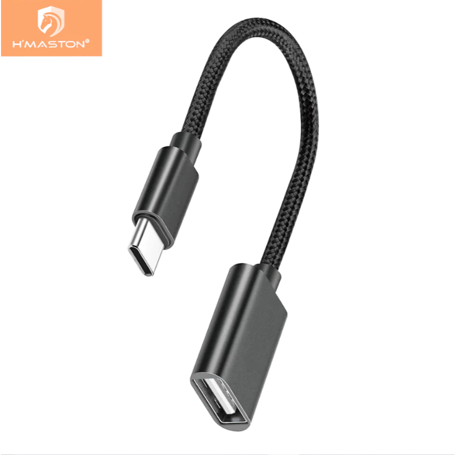 Cabo Adaptador H’Maston HZ-167/168 USB Tipo-C 3.0 para USB 3.0 Compatível V8