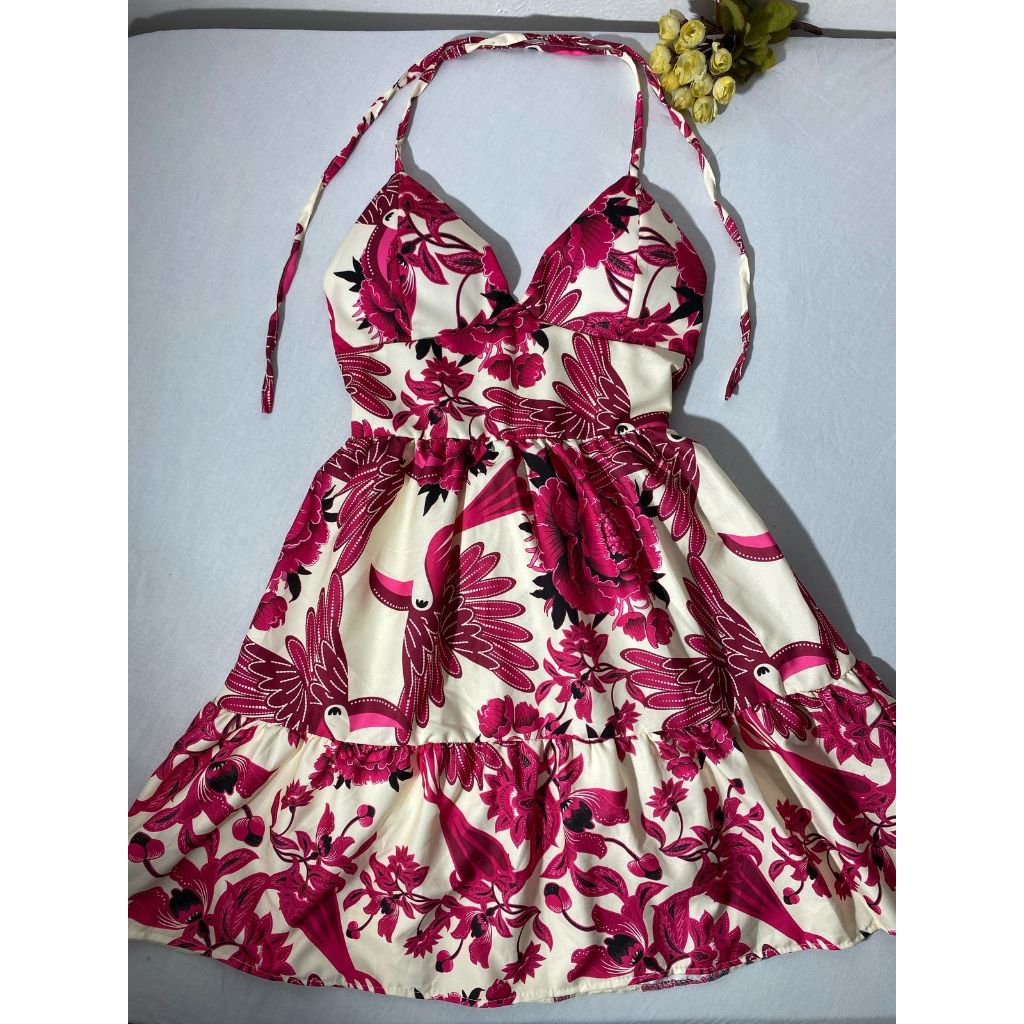 Vestido Farm Decote em V