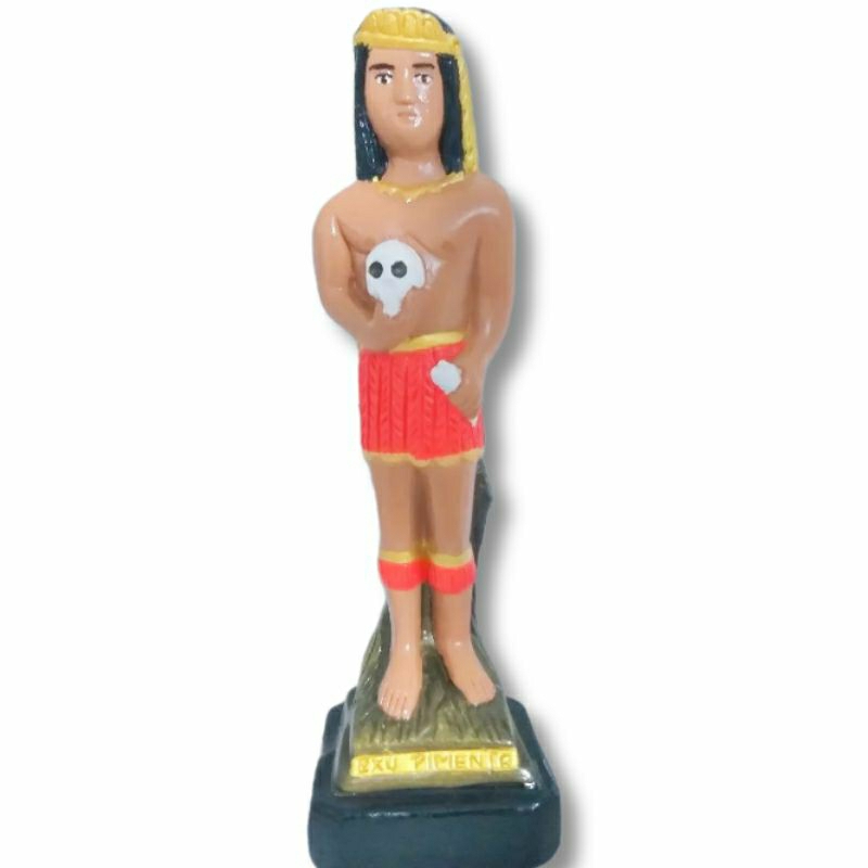 exu pimenta estatua de exu pimenta umbanda candomble imagem de exu pimenta 20cm- caboclo pimenta