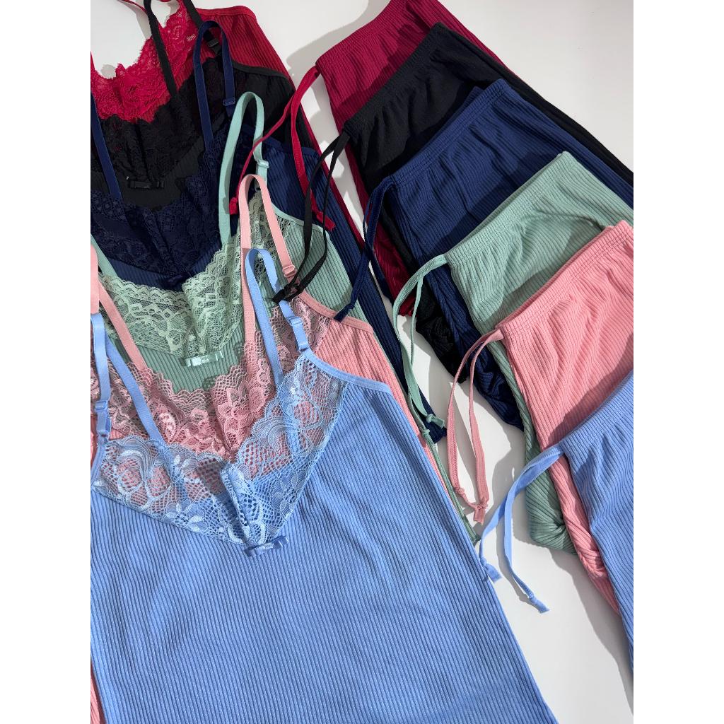 Kit 2 Baby Dolls Canelados Conforto em Dobro Noites Aconchegantes Pijama em Oferta na Shopee