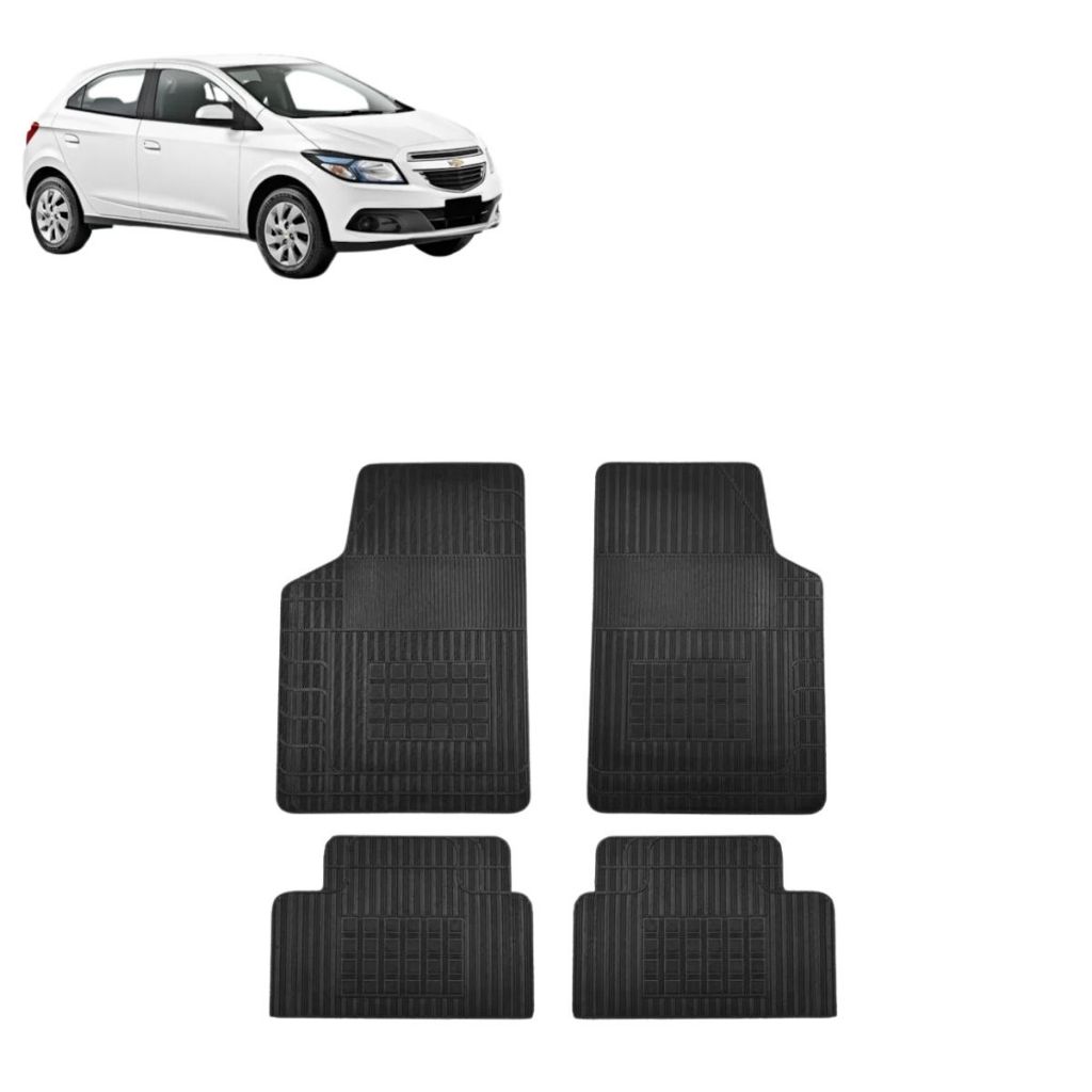 JOGO TAPETE DE BORRACHA ONIX PRISMA COBALT 12/23 – Car Floor em Oferta na Shopee