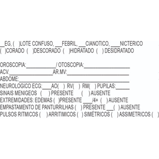 Carimbo exame físico automático em Oferta na Shopee