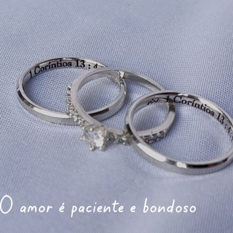 Par de alianças de casal prata 950 polida minimalista 2mm anel solitário branco todas as cores em Oferta na Shopee