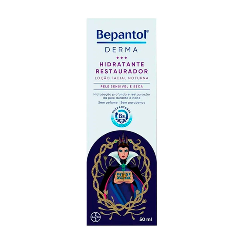Loção Facial Bepantol Derma Restaurador Noturno 50ml - Beauty