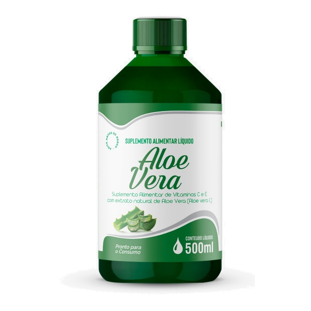 2 Aloe Vera Pura Extrato Líquido Legítima 100% Babosa 500ml Chá Suco Bebida em Oferta na Shopee