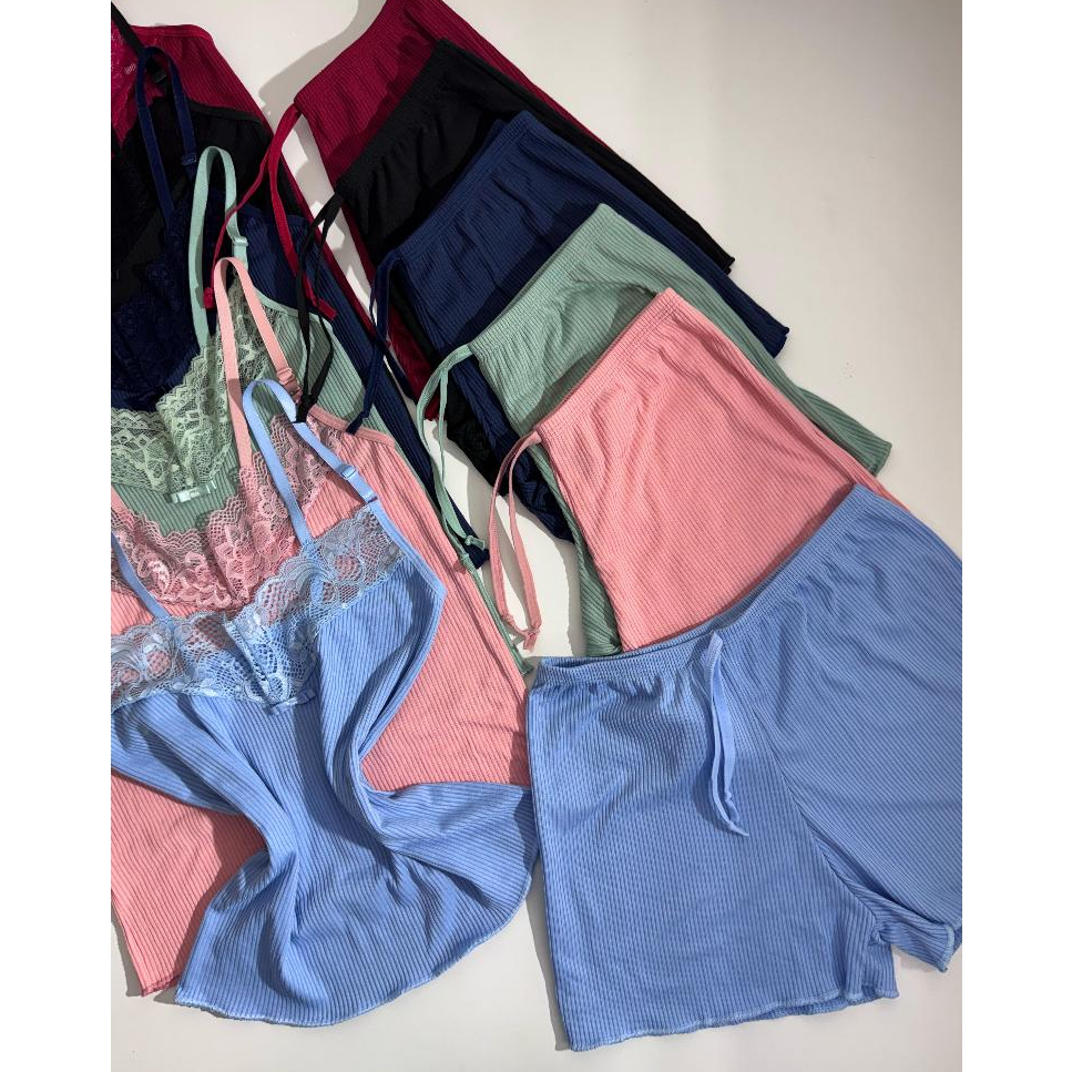 Kit 2 Baby Dolls Canelados Conforto em Dobro Noites Aconchegantes Roupa de Dormir em Oferta na Shopee