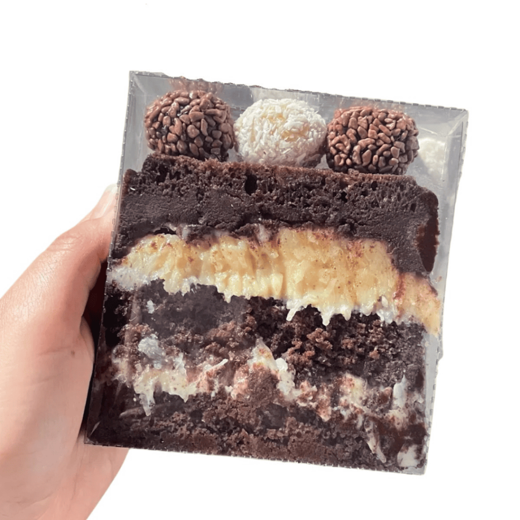 100 Embalagem para Slice Cake Acetato Fatia Bolo Torta Ref07 em Oferta na Shopee