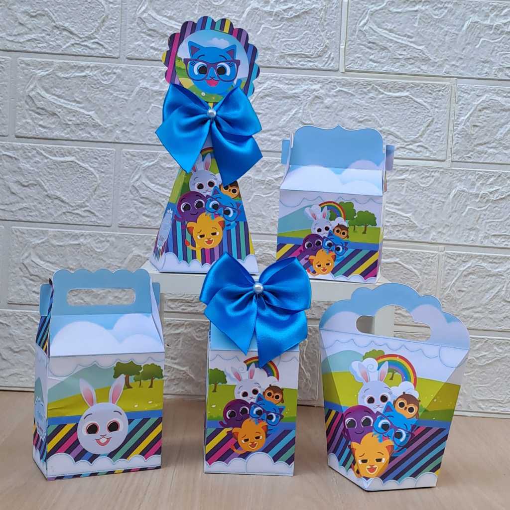 Personalizados Bolofofo (PEGUE E MONTE) - Kit festa - Lembrancinha - Aniversario - Caixinhas Personalizadas