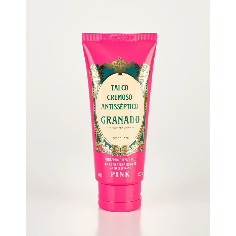 Talco Cremoso Antisséptico 100g - Granado Pink