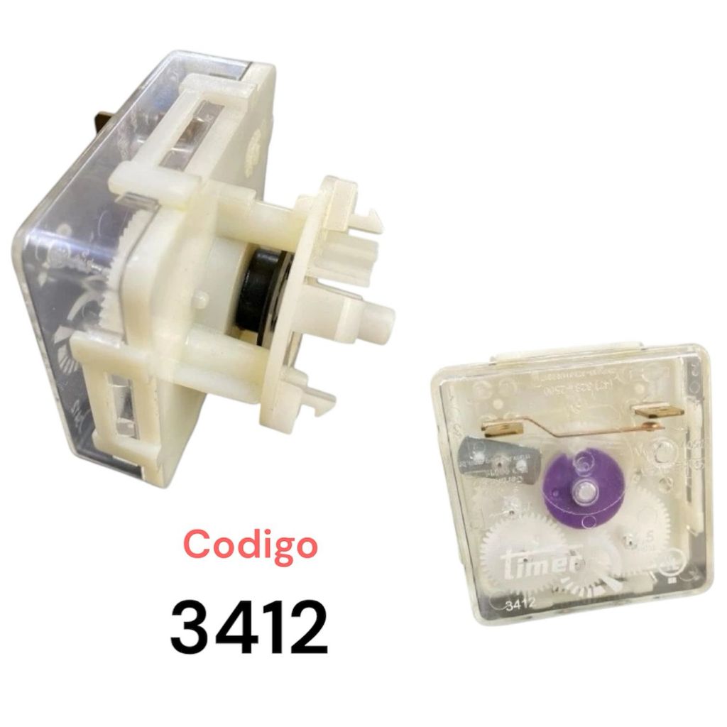 Timer Para Tanquinho Arno 16,5 Minutos 3412 Com Coroa Sem Molho