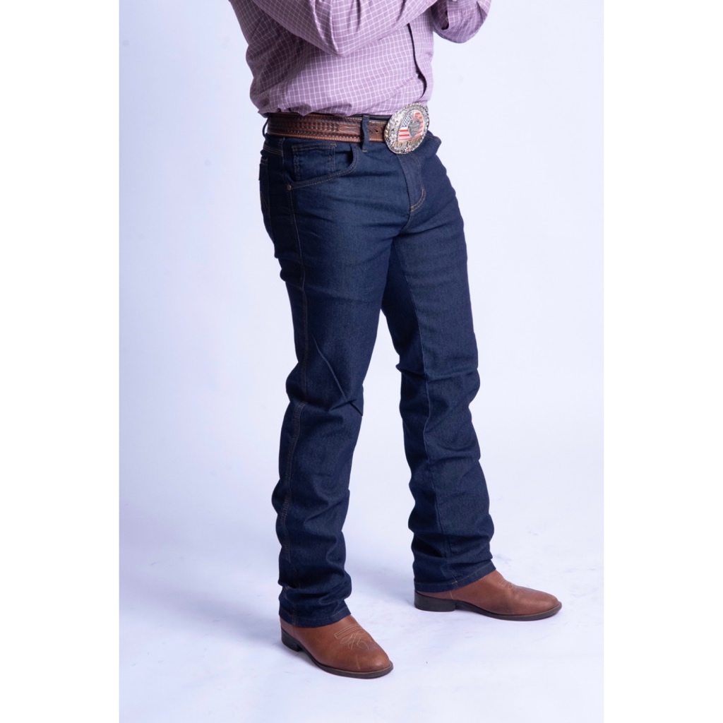 Calça Jeans com Elastano Básica para Trabalho, Serviço ou Uniforme