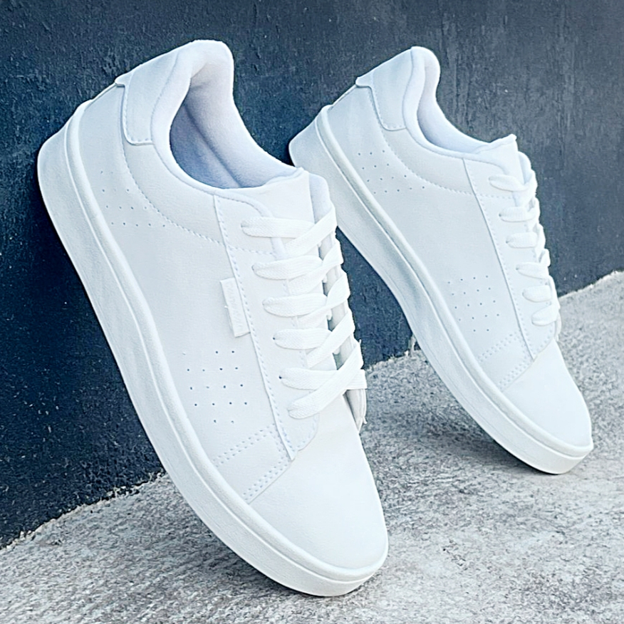 Tênis de Couro Branco Masculino em Oferta Shopee 2025